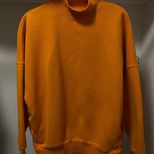 Aritzia TNA Oversized Sweater in Orange
